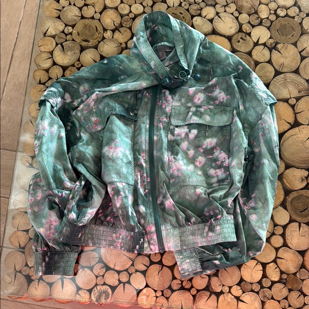 Sweaty Betty Green and Pink Jacket